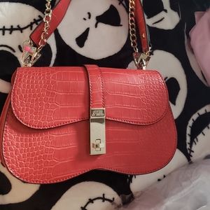 Red Guess handbag